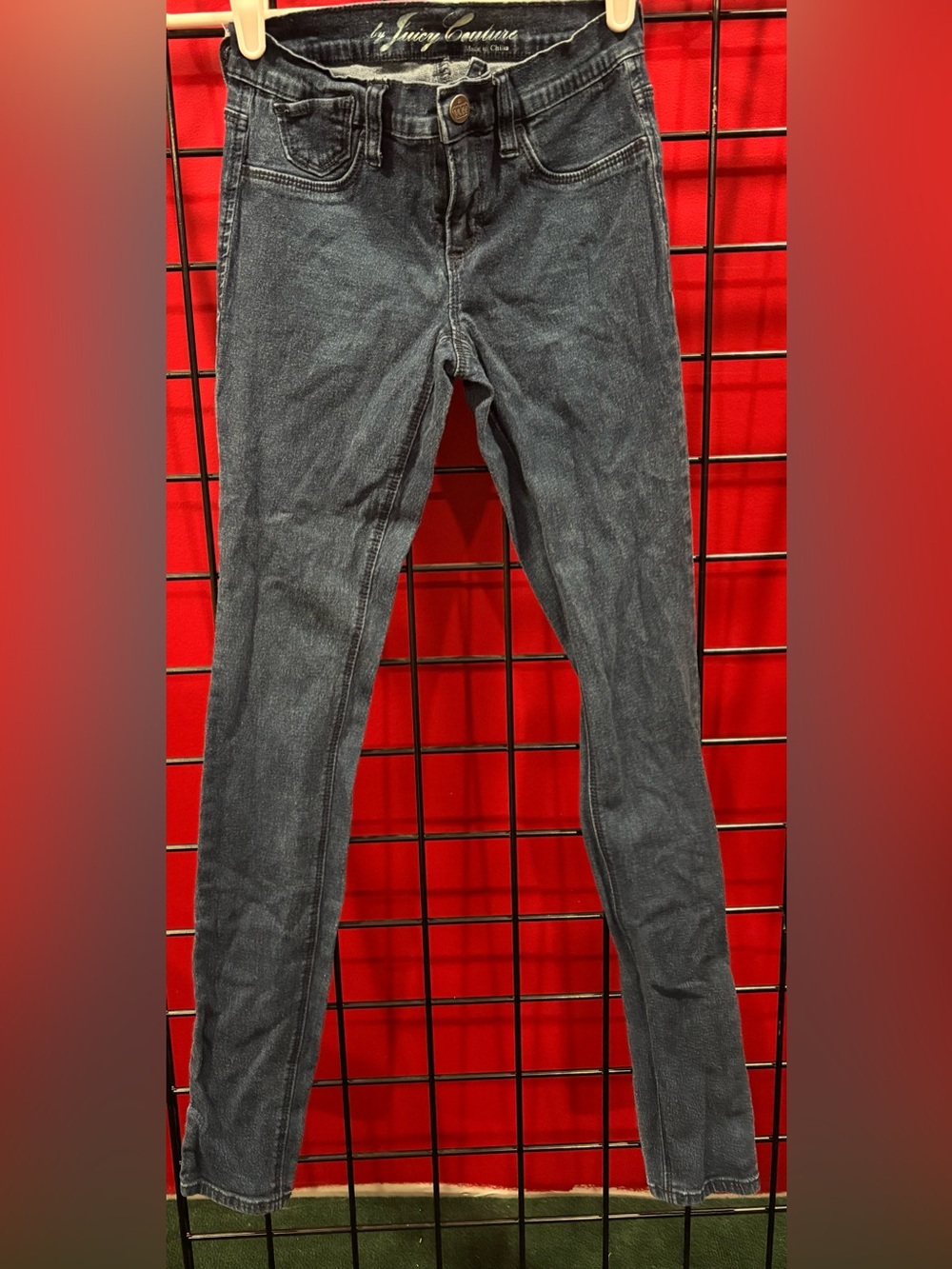 Juicy Couture kids Dark Blue Skinny Jeans( Sz petite)